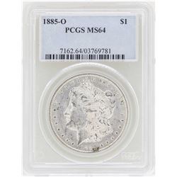1885-O $1 Morgan Silver Dollar Coin PCGS MS64