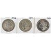 Image 1 : Lot of (3) 1892 $1 Morgan Silver Dollar Coins