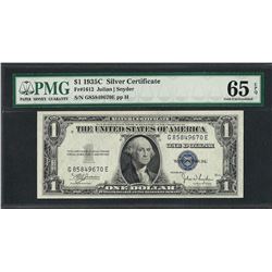 1935C $1 Silver Certificate Note Fr.1612 PMG Gem Uncirculated 65EPQ