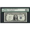 Image 1 : 1935C $1 Silver Certificate Note Fr.1612 PMG Gem Uncirculated 65EPQ