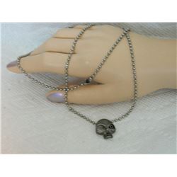 SKULL PENDANT - ON BALL CHAIN