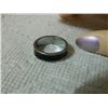 Image 4 : RING - STAINLESS STEEL WITH BLACK BAND