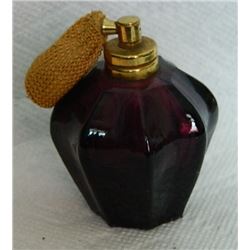 GLASS ATOMIZER - RUBBER DRIED OUT - AMETHYST GLASS