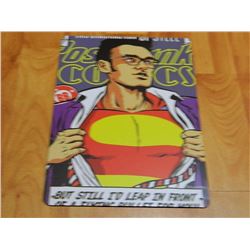 METAL SIGN - 12 X 8" - SUPERMAN