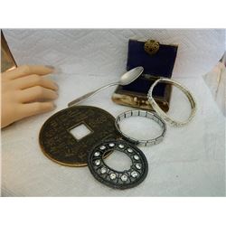 TRINKET BOX & COMMORATIVE SPOON & MORE
