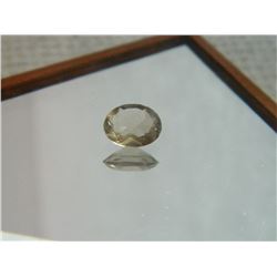 GEMSTONE - SMOKIE TOPAZ - OVAL FACETED - 8.0 X 6.2 X 3.3mm