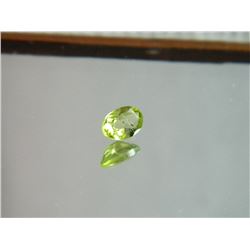 GEMSTONE - PERIDOT - OVAL FACETED - 5.9 X 4.0 X 2.7mm