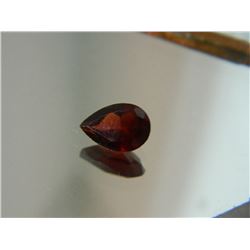 GEMSTONE - GARNET - PEAR FACETED - 9.0 X 6.0 X 3.7mm