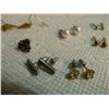 Image 2 : ASSORTED EARRINGS - some may be silver - 10 SETS TTL