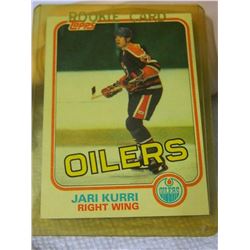 ROOKIE HOCKEY CARD - JARI KURRI - TOPPS - #18 - CONDITION - NEAR MINT