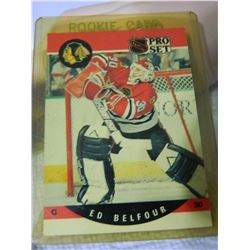 ROOKIE HOCKEY CARD - ED BELFOUR - PRO SET - #598 - CONDITION - NEAR MINT
