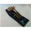 Image 1 : DARTS WITH CASE - 23GR KNURLED TUNGSTEN MADE IN ENGLAND