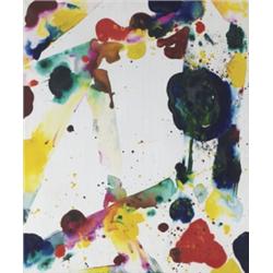 SAM FRANCIS (1923-1994) UNTITLED signed an...