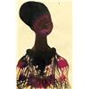 Image 1 : CHRIS OFILI (b. 1968) UNTITLED signed "Chr...