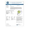 Image 2 : 1.55 CTW Peridot & Diamond Ring 10K White Gold - REF-12M9H - 13462