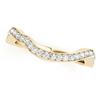 Image 5 : 2.04 CTW Certified VS/SI Diamond Bypass Solitaire 2Pc Wedding Set 14K Yellow Gold - REF-448H2A - 317