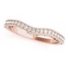 Image 5 : 1.02 CTW Certified VS/SI Diamond Solitaire 2Pc Wedding Set Antique 14K Rose Gold - REF-150K5W - 3152