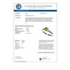 Image 3 : 1 CTW Certified Intense Yellow SI Diamond Solitaire Engagement Ring 10K White Gold - REF-199H5A - 32
