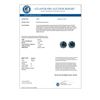 Image 3 : 1.50 CTW Certified Intense Blue SI Diamond Solitaire Stud Earrings 10K Rose Gold - REF-127H5A - 3307