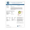 Image 2 : 1.55 CTW Peridot & Diamond Ring 14K Rose Gold - REF-20A2X - 13463