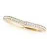 Image 5 : 2.05 CTW Certified VS/SI Diamond 3 Stone 2Pc Wedding Set 14K Yellow Gold - REF-447X3T - 32023