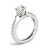 Image 4 : 1.11 CTW Certified VS/SI Diamond Solitaire Ring 18K White Gold - REF-211K8W - 27564