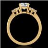 Image 2 : 1.5 CTW VS/SI Diamond Solitaire Ring 18K Yellow Gold - REF-409W3F - 36940