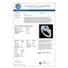 Image 3 : 1.51 CTW Intense Blue Diamond Solitaire Art Deco 3 Stone Ring 18K White Gold - REF-218M2H - 37712