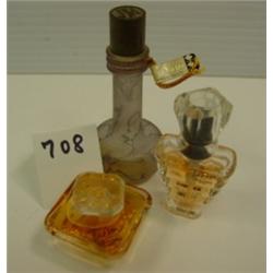 Miniature Perfume Bottles - Lot of 3