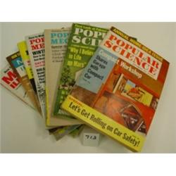 Lot of 7 Vintage Mechanics Magazines