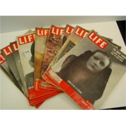 Magazines - LIFE - 9 Iss 1940's & 50's