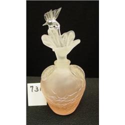 Perfume Bottle - Art Glass Hummingbird