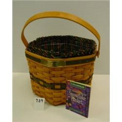 LONGABERGER 1997 Snowflake Basket