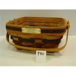 LONGABERGER 1993  Xmas Bayberry Basket