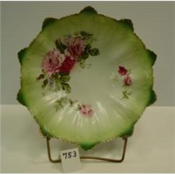 Porcelain Bowl w/Roses - AUSTRIA