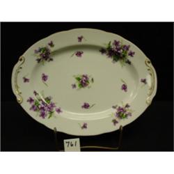 Rossetti SPRING VIOLETS Oval Platter