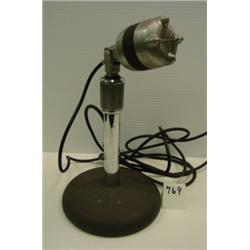 Vintage MICROPHONE, Stand & Power Cord