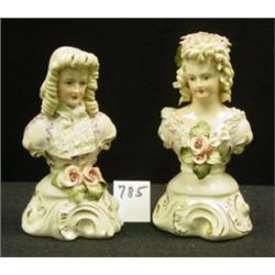 Pair of CORDAY FIGURINES - Porcelain