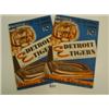 Image 1 : DETROIT TIGERS Baseball Score Cards (2)