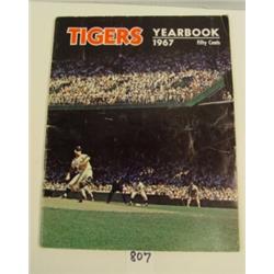 1967 DETROIT TIGERS Baseball Yearbook