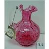 Image 1 : FENTON Cranberry Thumbprint Pitcher