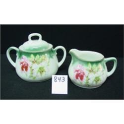 GERMANY H.P. Lidded Sugar and Creamer