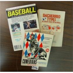Vintage BASEBALL BOOKS - Lot of 3