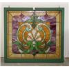Image 1 : ART NOUVEAU Design Stained Glass Window