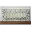 Image 1 : Beveled LEADED GLASS Window w/VASELINE