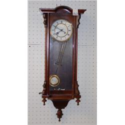 Antique Cherry WALL CLOCK - Porc. Face