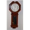 Image 1 : Antique WALL CLOCK - Burled Fruitwood