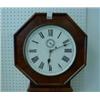 Image 2 : Antique WALL CLOCK - Burled Fruitwood
