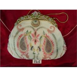 BEADED EVENING BAG - France - ROOS