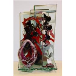 Art Glass Sculpture MARS - J. Boon